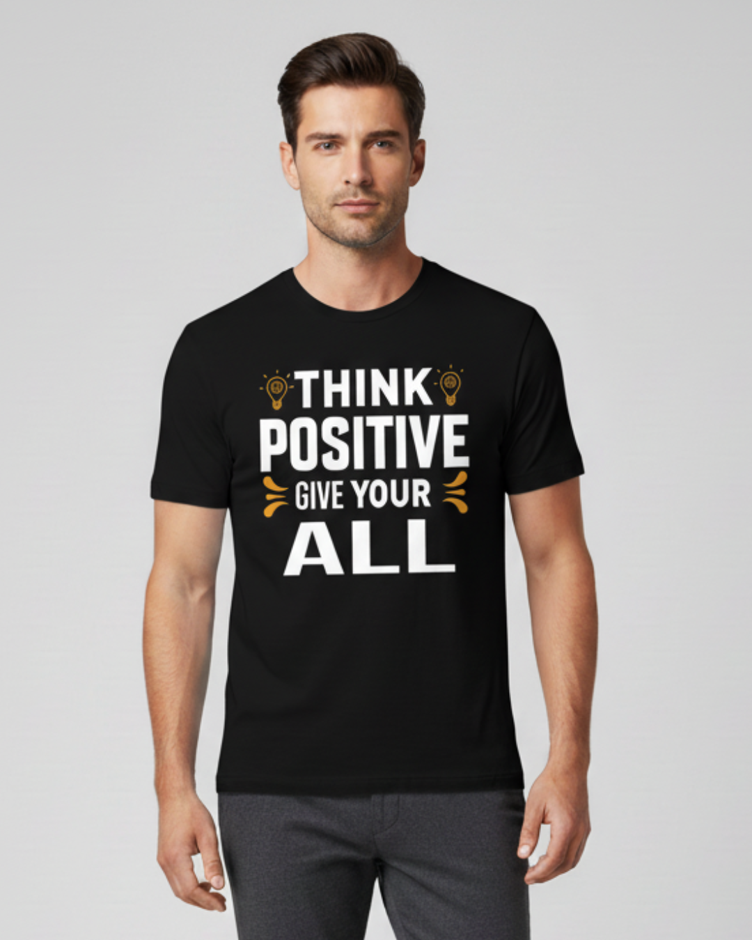 Think Positive, Motivational Mindset T-Shirt