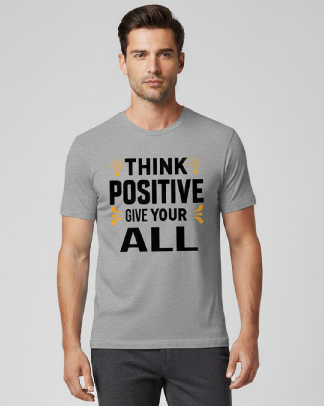 Think Positive, Motivational Mindset T-Shirt