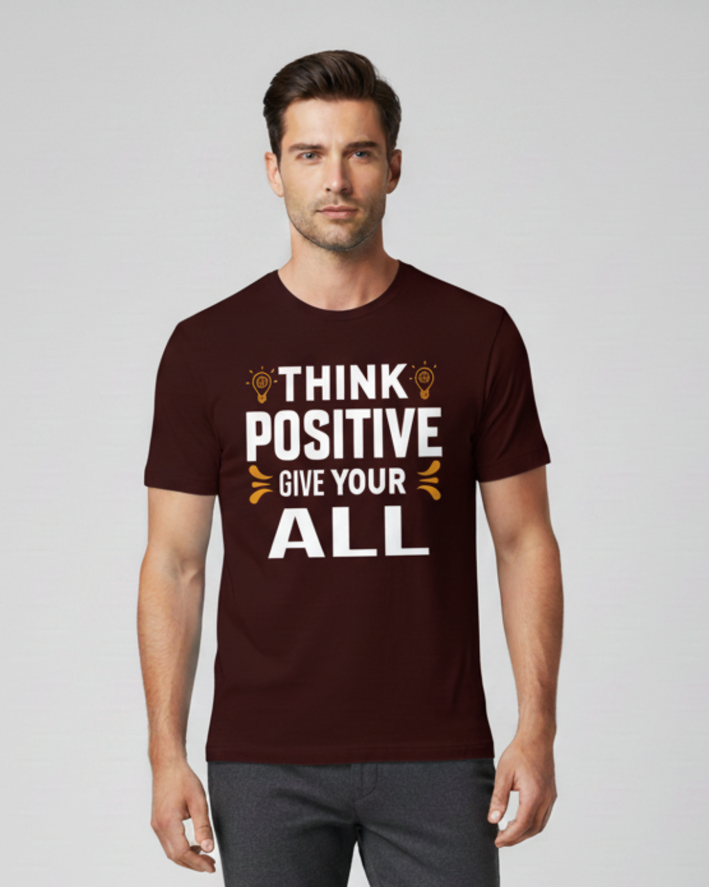 Think Positive, Motivational Mindset T-Shirt