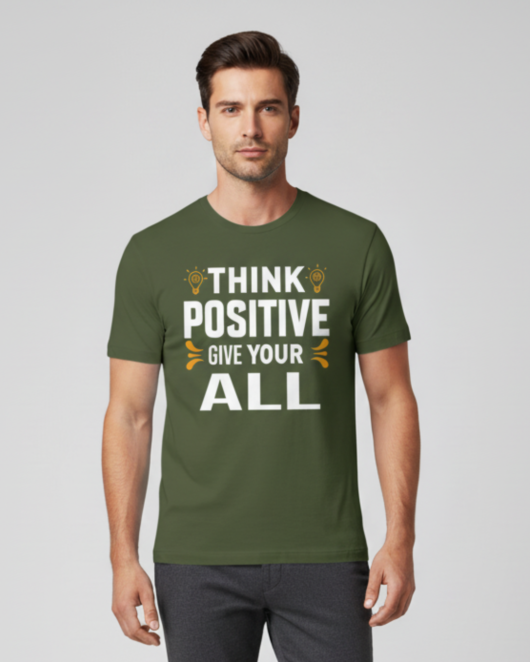 Think Positive, Motivational Mindset T-Shirt