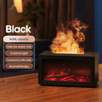 Mini Flame Aroma Diffuser 140ml with Colorful Lights