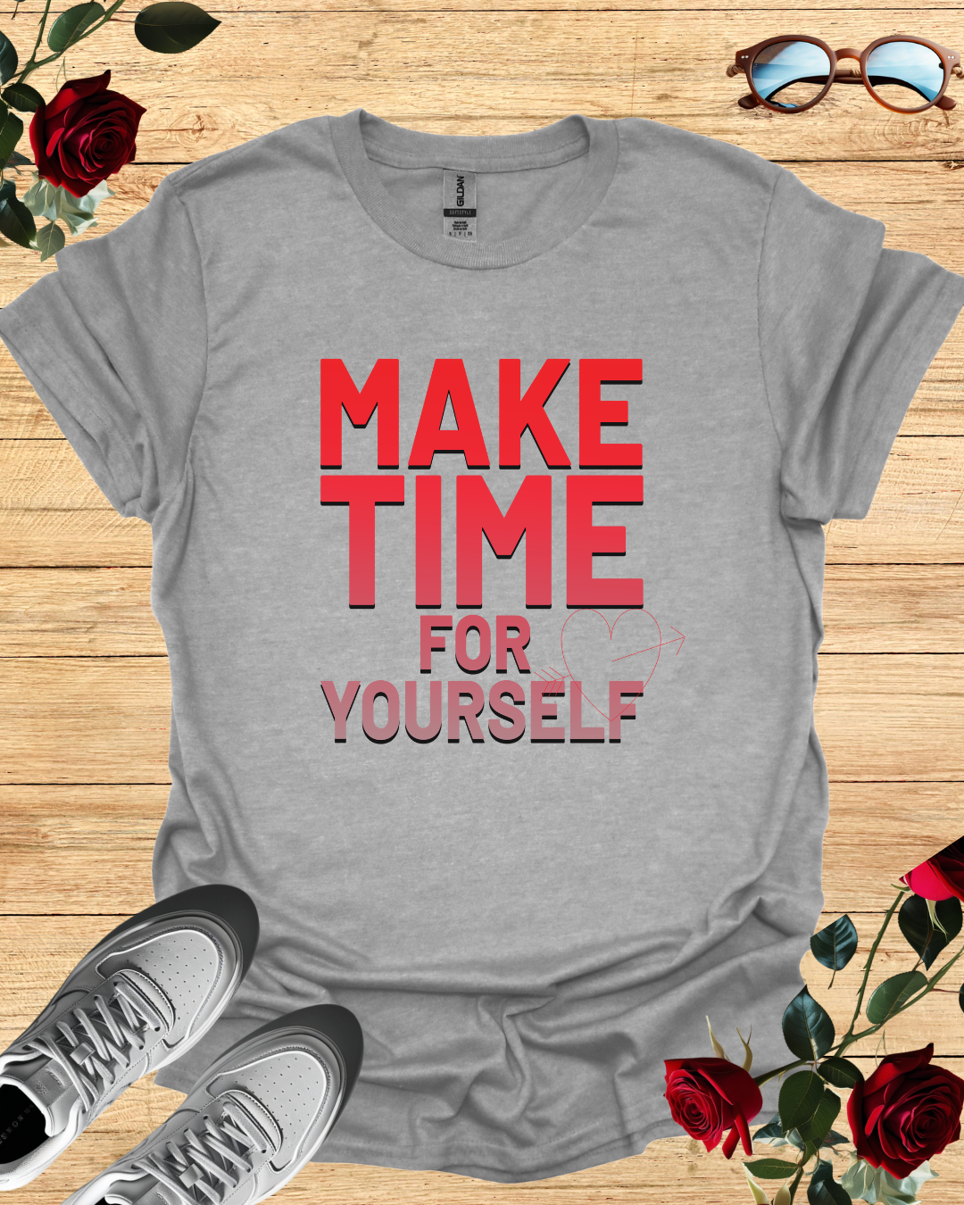 Less Hustle More Harmony | Relaxed Fit Short & Long Sleeve T-Shirt Printify
